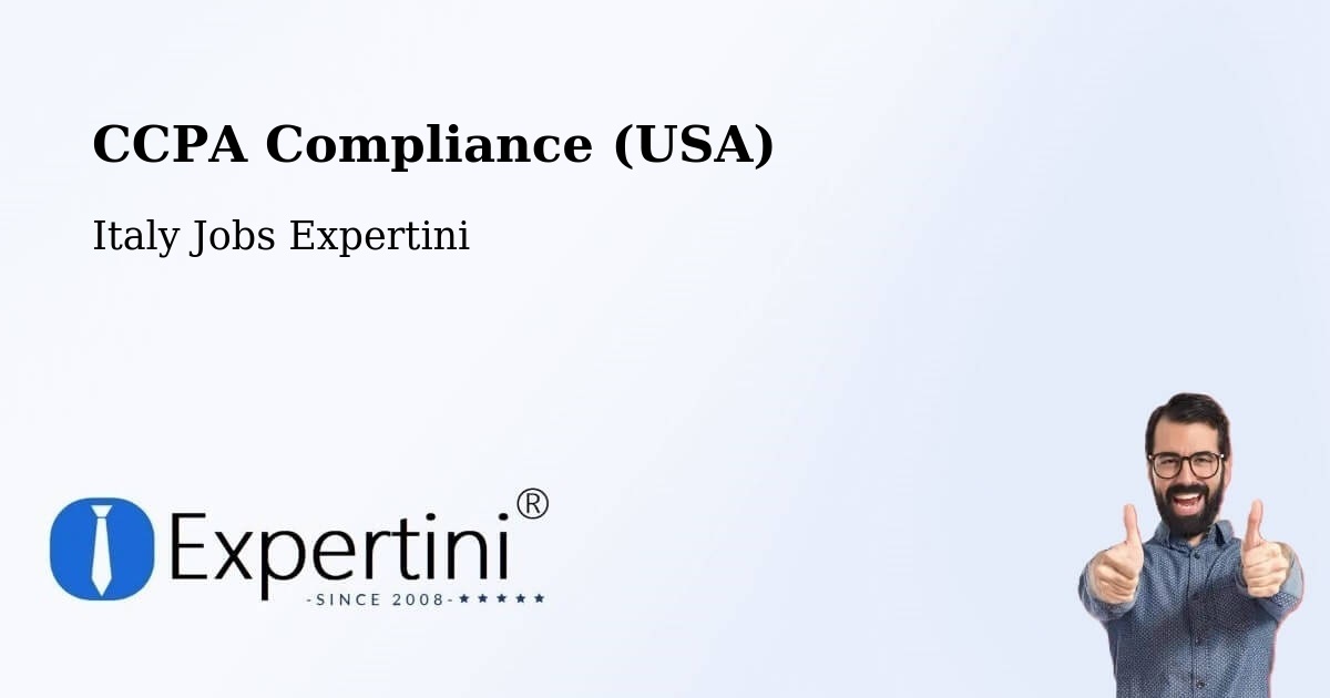CCPA Privacy Rights & Compliance Notice – Prizzi - Italy Jobs Expertini