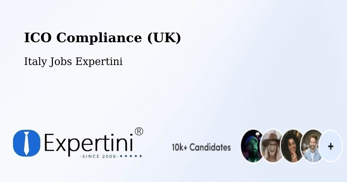 UK Data Protection & ICO Compliance – Prizzi - Italy Jobs Expertini
