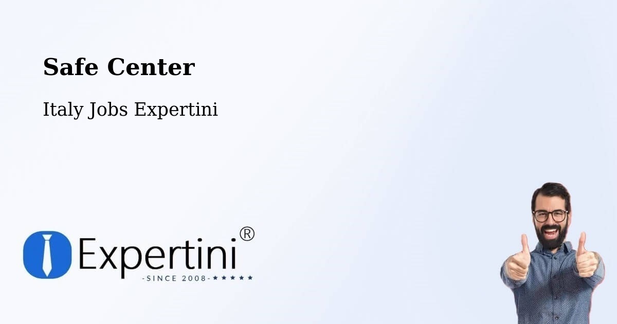Safety Center – Prizzi - Italy Jobs Expertini